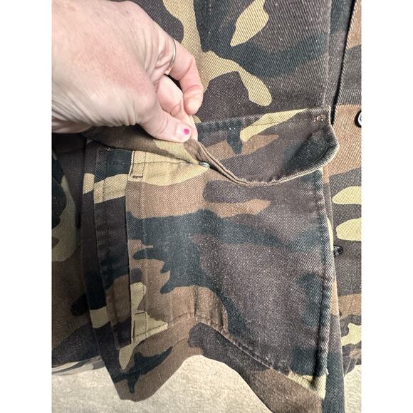 Vtg Liberty Real Tree Camo Chore Style Jacket Sz 3X Military Hunting Utility EUC - Picture 14 of 16